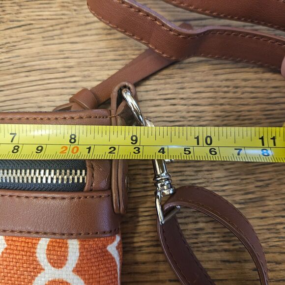 Spartina 449 Crossbody Bag Linen and Leather Sallie Ann Daufuskie - Picture 7 of 10